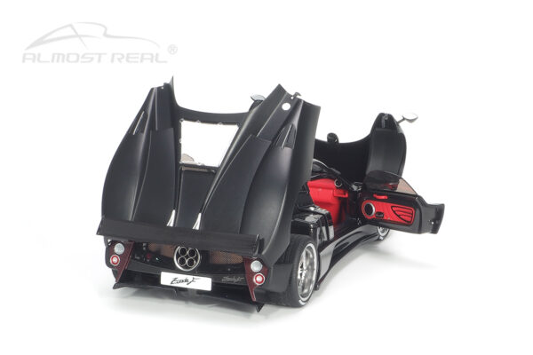 Almost Real 850403001 1:18 Pagani Zonda F Black Diecast Model