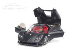 Almost Real 850403001 1:18 Pagani Zonda F Black Diecast Model