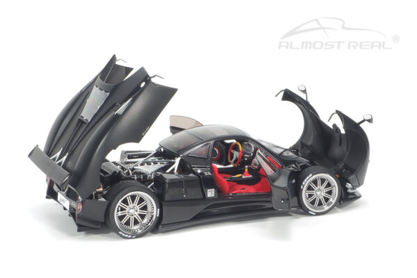 Almost Real 850403001 1:18 Pagani Zonda F Black Diecast Model