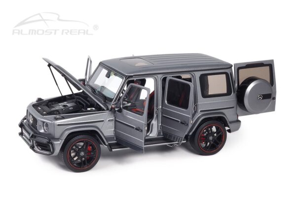 Almost Real 820801 Mercedes AMG G63 2019 Designo Platinum Magno Grey diecast model car