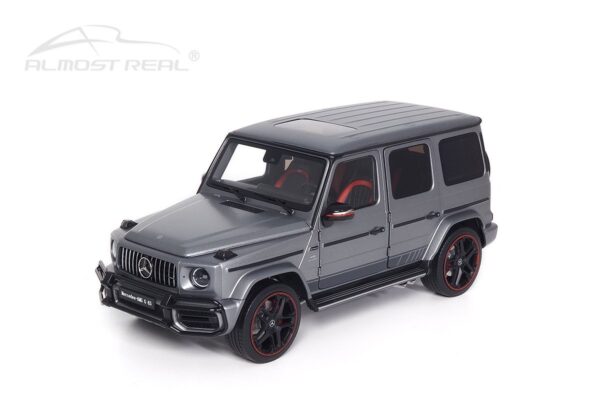 Almost Real 820801 Mercedes AMG G63 2019 Designo Platinum Magno Grey diecast model car