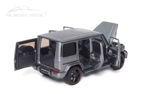 Almost Real 820801 Mercedes AMG G63 2019 Designo Platinum Magno Grey diecast model car