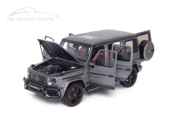 Almost Real 820801 Mercedes AMG G63 2019 Designo Platinum Magno Grey diecast model car