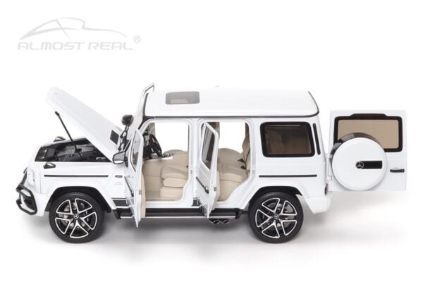 Almost Real 820803 1:18 Mercedes G63 AMG White 2019 Diecast Model