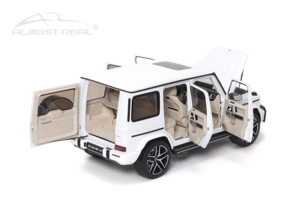 Almost Real 820803 1:18 Mercedes G63 AMG White 2019 Diecast Model