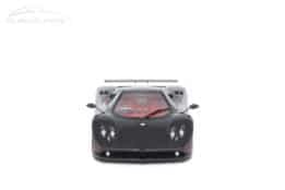 1:18 Pagani Zonda F Gloss Carbon Black with Red Stripe 2015 - Limited Edition Diecast Model - Almost Real
