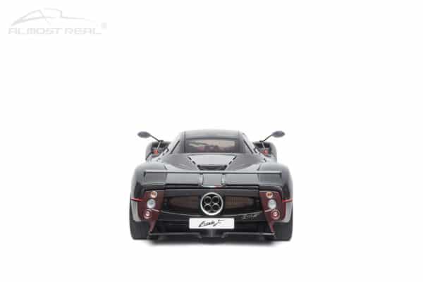 1:18 Pagani Zonda F Gloss Carbon Black with Red Stripe 2015 - Limited Edition Diecast Model - Almost Real