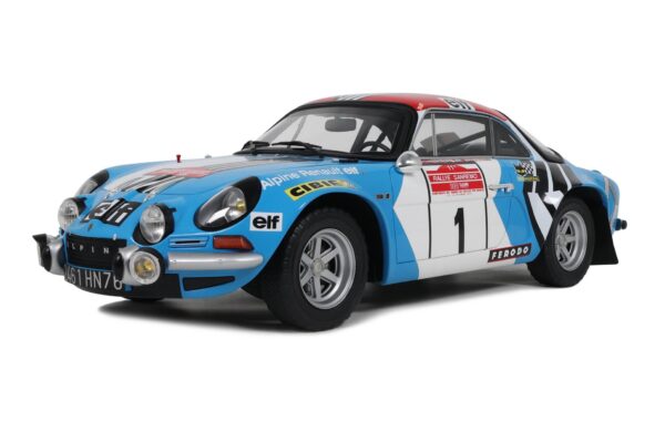 Otto Mobile 1:12 Alpine A110 1800 Winner San Remo Rally 1973 Jean-Luc Therier (G096) Limited Edition Resin Model