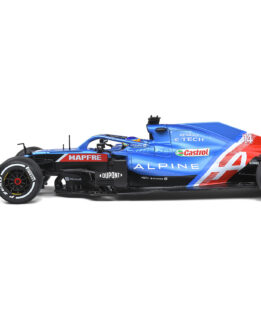 Alpine F1 2021 Fernando Alonso 1:18 diecast model Solido S1808101