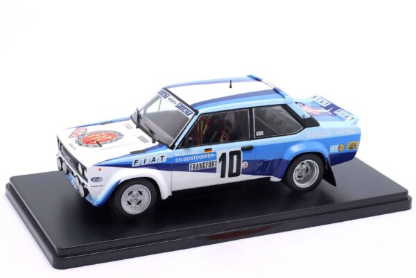 1:24 Fiat 131 Abarth No.10 Walter Rohrl Winner Monte Carlo Rally 1980 World Champion - Diecast Model 9 1:24 Fiat 131 Abarth No.10 Walter Rohrl Winner Monte Carlo Rally 1980 World Champion - Diecast Model