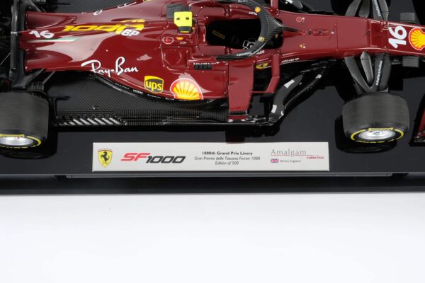 Amalgam - 1:18 Ferrari SF1000 No.16 Charles Leclerc 1000th GP Livery 2020 Tuscany GP - Resin Model 24 Amalgam - 1:18 Ferrari SF1000 No.16 Charles Leclerc 1000th GP Livery 2020 Tuscany GP - Resin Model