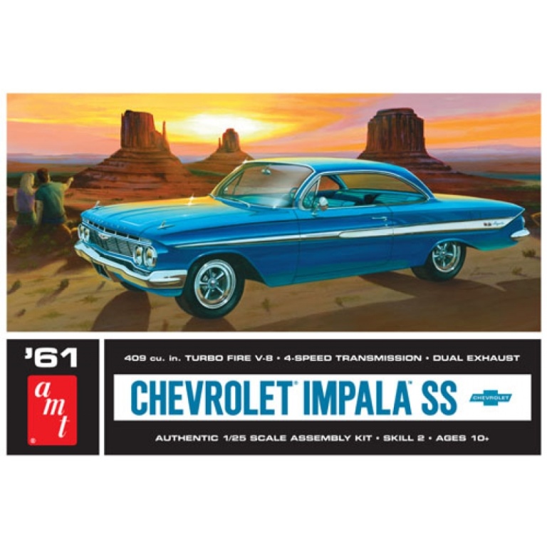 amt - 1:25 chevy impala ss 1961
