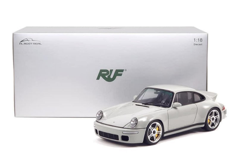 almost real - 1:18 ruf scr 2018 chalk grey