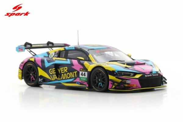 Spark 1:43 Audi R8 LMS EVO II No.44 Geyer Valmont Racing Bathurst 12h 2025 S.Andrews, M.Zalloua, S.Pires (AS086) Limited Edition Resin Model 10 Spark 1:43 Audi R8 LMS EVO II No.44 Geyer Valmont Racing Bathurst 12h 2025 S.Andrews, M.Zalloua, S.Pires (AS086) Limited Edition Resin Model
