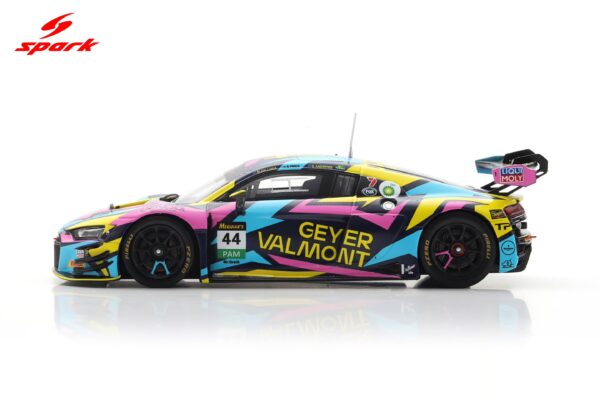 Spark 1:43 Audi R8 LMS EVO II No.44 Geyer Valmont Racing Bathurst 12h 2025 S.Andrews, M.Zalloua, S.Pires (AS086) Limited Edition Resin Model 12 Spark 1:43 Audi R8 LMS EVO II No.44 Geyer Valmont Racing Bathurst 12h 2025 S.Andrews, M.Zalloua, S.Pires (AS086) Limited Edition Resin Model