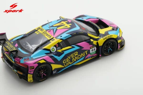 Spark 1:43 Audi R8 LMS EVO II No.44 Geyer Valmont Racing Bathurst 12h 2025 S.Andrews, M.Zalloua, S.Pires (AS086) Limited Edition Resin Model 14 Spark 1:43 Audi R8 LMS EVO II No.44 Geyer Valmont Racing Bathurst 12h 2025 S.Andrews, M.Zalloua, S.Pires (AS086) Limited Edition Resin Model