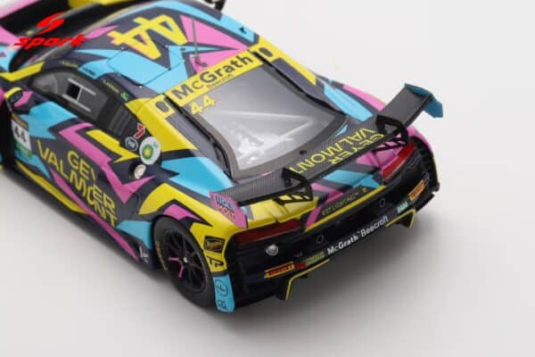 Spark 1:43 Audi R8 LMS EVO II No.44 Geyer Valmont Racing Bathurst 12h 2025 S.Andrews, M.Zalloua, S.Pires (AS086) Limited Edition Resin Model 15 Spark 1:43 Audi R8 LMS EVO II No.44 Geyer Valmont Racing Bathurst 12h 2025 S.Andrews, M.Zalloua, S.Pires (AS086) Limited Edition Resin Model