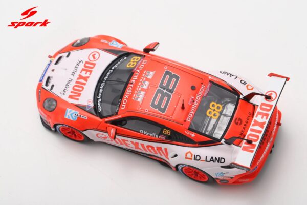 Spark 1:43 Porsche 911 GT3 Cup No.88 Dylan O'Keeffe Porsche Carrera Cup Australia Champion 2025 (AS088) Resin Model