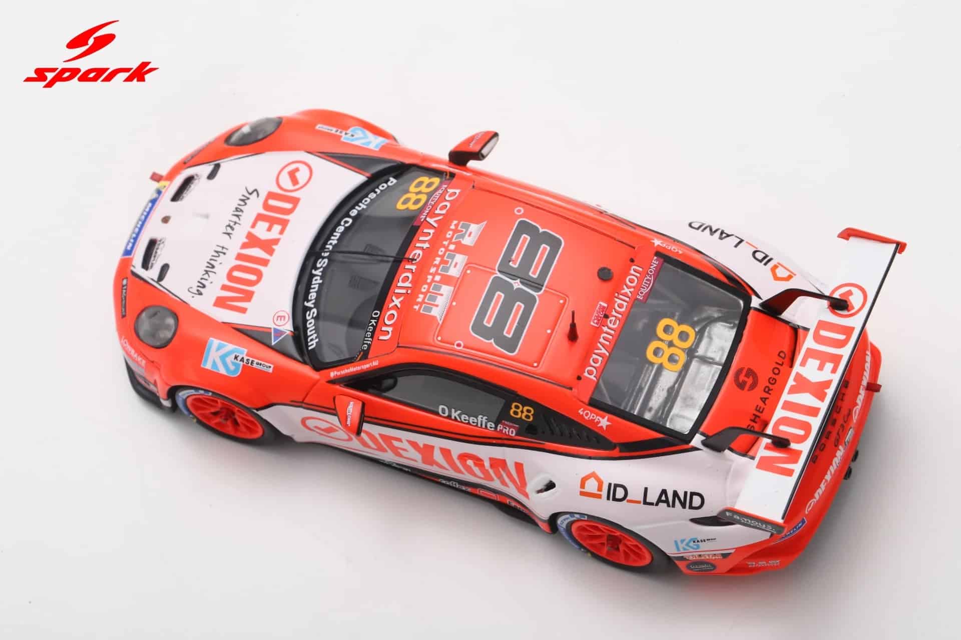 Spark 1:43 Porsche 911 GT3 Cup No.88 Dylan O'Keeffe Porsche Carrera Cup Australia Champion 2025 (AS088) Limited Edition Resin Model 2 Spark 1:43 Porsche 911 GT3 Cup No.88 Dylan O'Keeffe Porsche Carrera Cup Australia Champion 2025 (AS088) Limited Edition Resin Model - Image 2