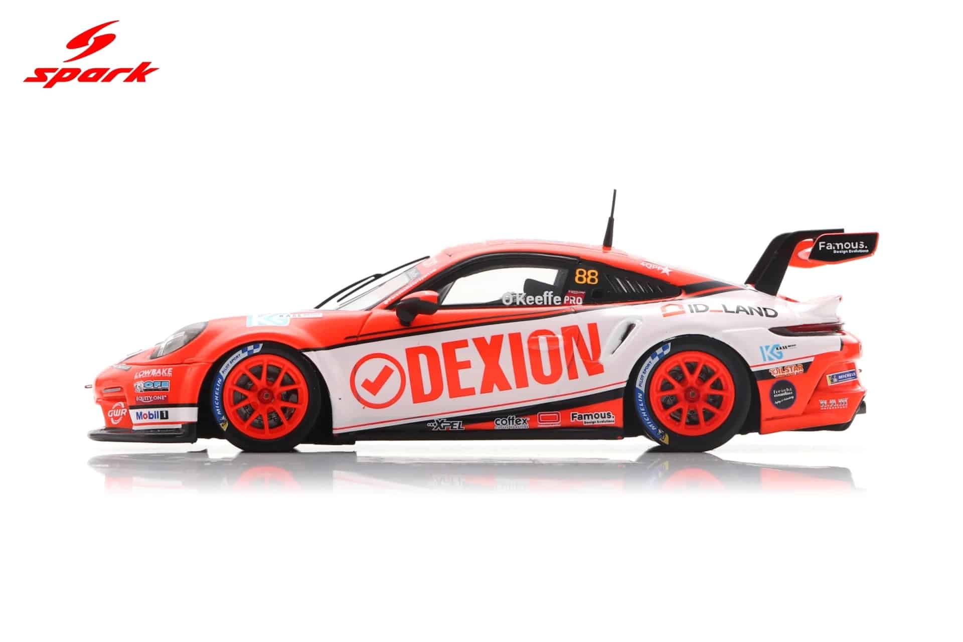 Spark 1:43 Porsche 911 GT3 Cup No.88 Dylan O'Keeffe Porsche Carrera Cup Australia Champion 2025 (AS088) Limited Edition Resin Model 3 Spark 1:43 Porsche 911 GT3 Cup No.88 Dylan O'Keeffe Porsche Carrera Cup Australia Champion 2025 (AS088) Limited Edition Resin Model - Image 3