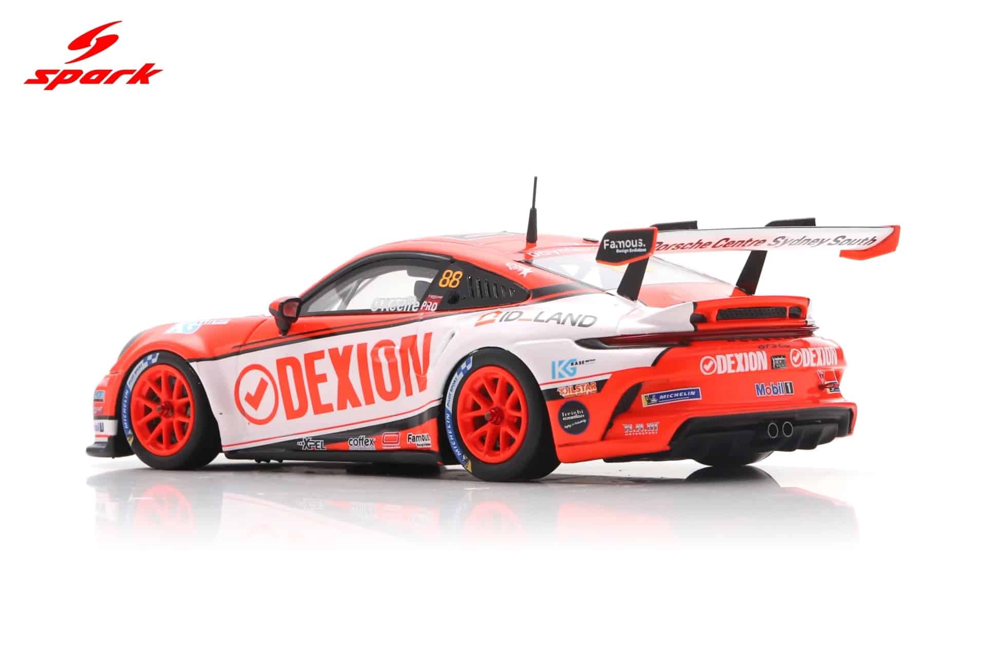 Spark 1:43 Porsche 911 GT3 Cup No.88 Dylan O'Keeffe Porsche Carrera Cup Australia Champion 2025 (AS088) Limited Edition Resin Model 6 Spark 1:43 Porsche 911 GT3 Cup No.88 Dylan O'Keeffe Porsche Carrera Cup Australia Champion 2025 (AS088) Limited Edition Resin Model - Image 6