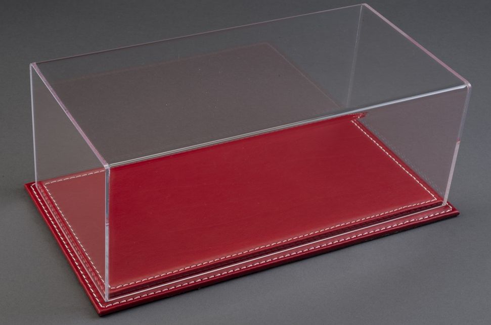 Maranello 1:18 Display Case with Red Leather Base