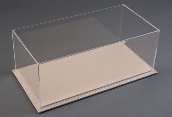 Maranello 1:18 Display Case with Beige Leather Base