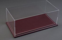 Maranello 1:18 Display Case with Burgundy Leather Base