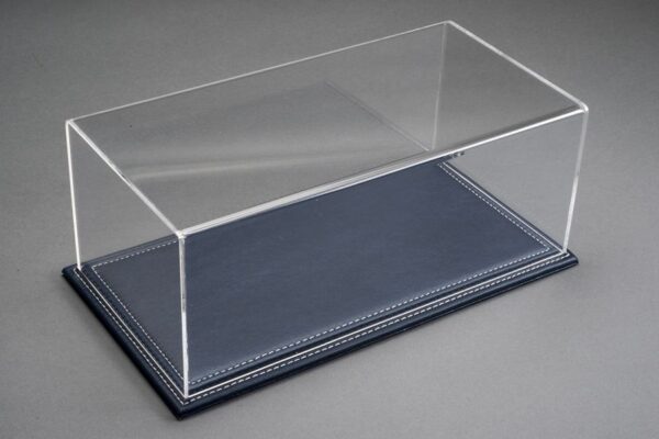 Maranello 1:18 Display Case with Dark Blue Leather Base