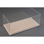 Maranello 1:24 Display Case with Beige Leather Base