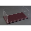 Maranello 1:24 Display Case with Burgundy Leather Base