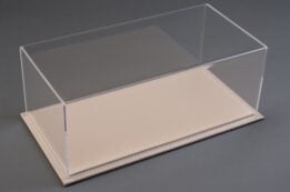 Maranello 1:43 Display Case with Beige Leather Base