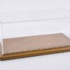 Molsheim 1:8 Display Case with Walnut Wood Base (Wide Edge)