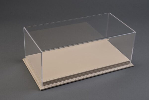 Mulhouse 1:18 Display Case with Beige Leather Base
