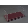 Mulhouse 1:24 Display Case with Burgundy Leather Base