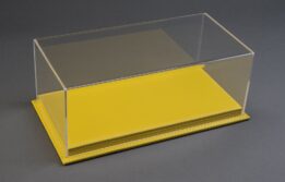 Mulhouse 1:12 Display Case with Yellow Leather Base