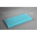 Mulhouse 1:12 Display Case with Turquoise Leather Base