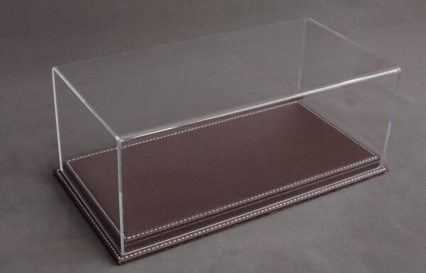 Mulhouse 1:24 Display Case with Dark Brown Leather Base