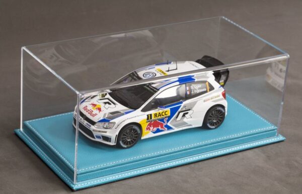Mulhouse 1:43 Display Case with Turquoise Leather Base