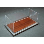 Goodwood 1:12 Metal + Wood Combo Mahogany Display Case