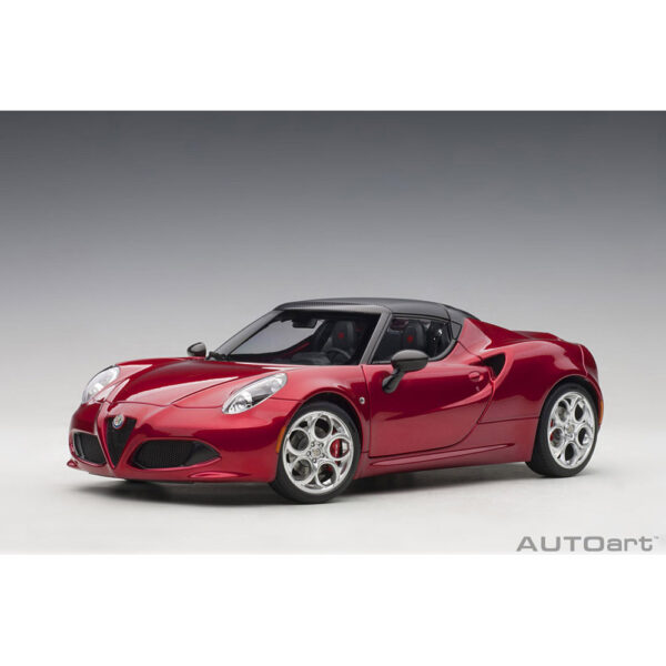 autoart - 1:18 alfa romeo 4c spider (competition red)