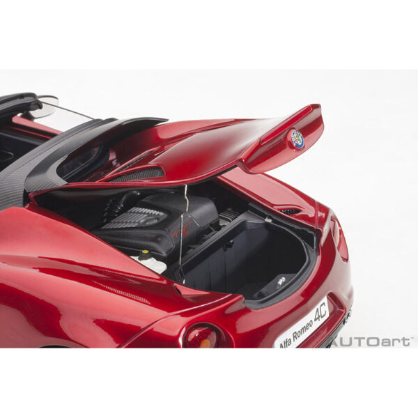 autoart - 1:18 alfa romeo 4c spider (competition red)