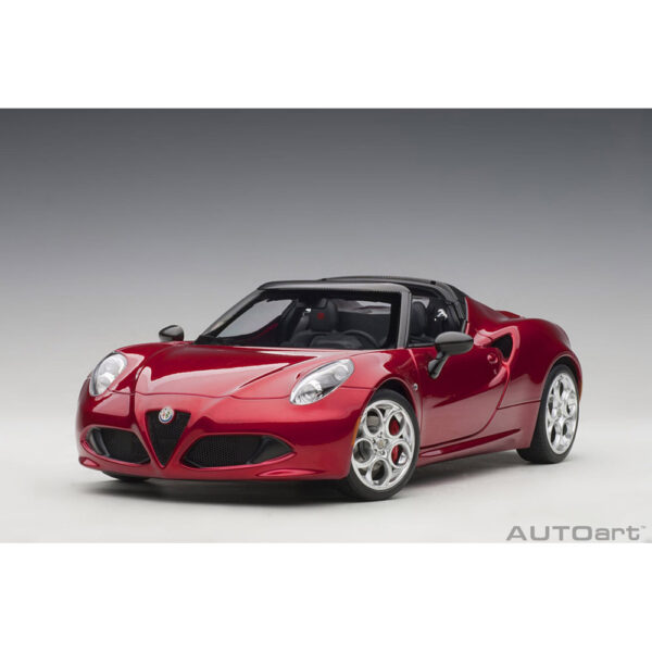 autoart - 1:18 alfa romeo 4c spider (competition red)