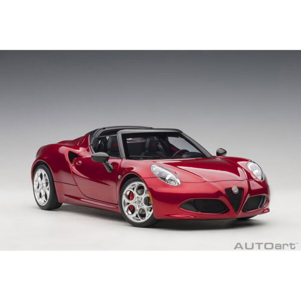 autoart - 1:18 alfa romeo 4c spider (competition red)