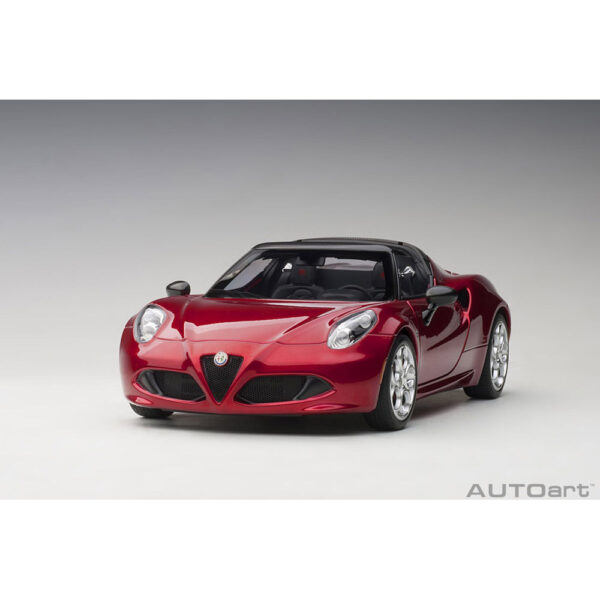 autoart - 1:18 alfa romeo 4c spider (competition red)