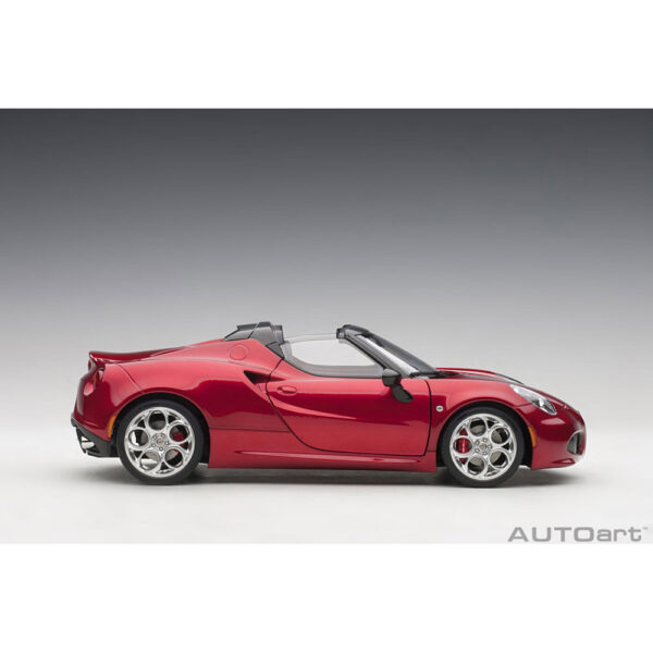 autoart - 1:18 alfa romeo 4c spider (competition red)