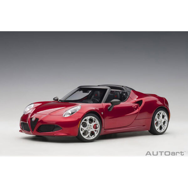 autoart - 1:18 alfa romeo 4c spider (competition red)