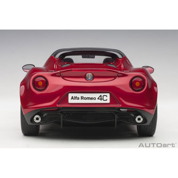 autoart - 1:18 alfa romeo 4c spider (competition red)