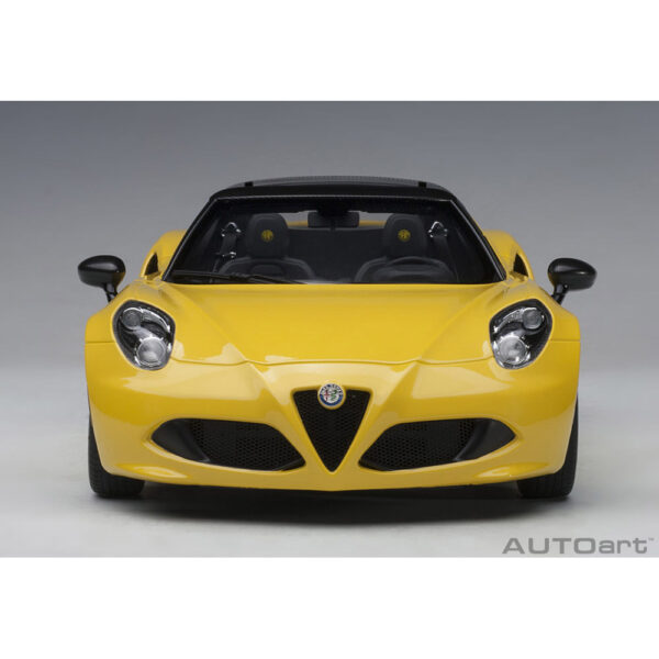 autoart - 1:18 alfa romeo 4c spider (giallo prototipo)