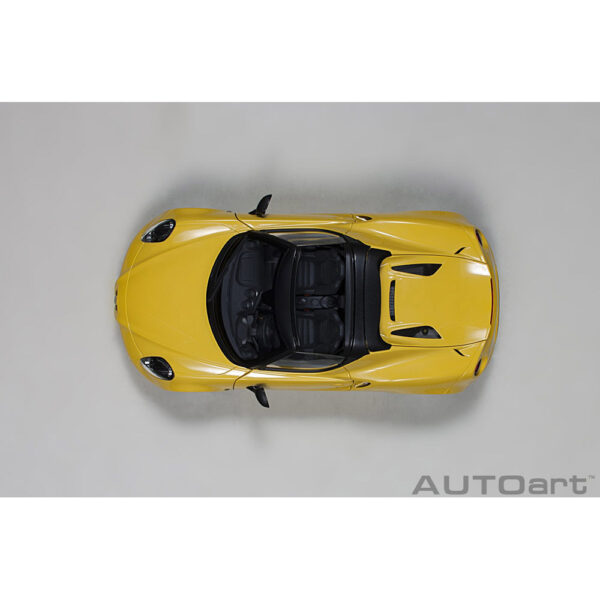 autoart - 1:18 alfa romeo 4c spider (giallo prototipo)